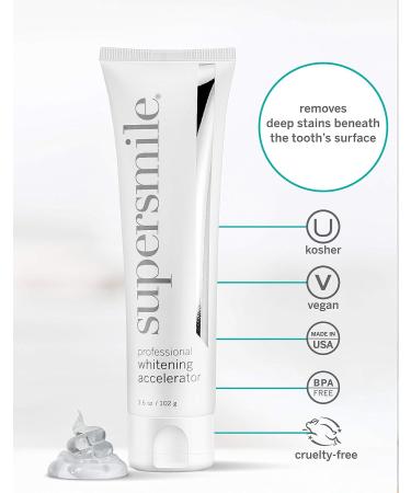 Supersmile Professional Whitening Accelerator - Safe & Effective Whitening (3.6 Oz) - Buy Online on GoSupps.com