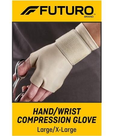 Futuro Energizing Support Glove - Large | Compression Gloves for Arthritis Relief - Buy Online on GoSupps.com