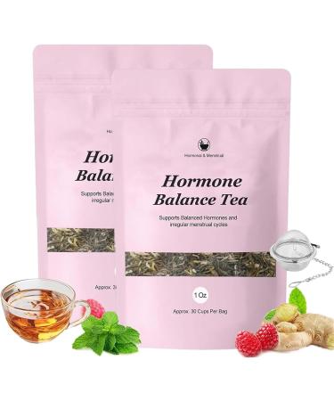 Hormone Balance Tea Hormone Balance Herbal Tea for Women Organic Tea Hormone Tea Loose Leaves (111) - Buy Online on GoSupps.com