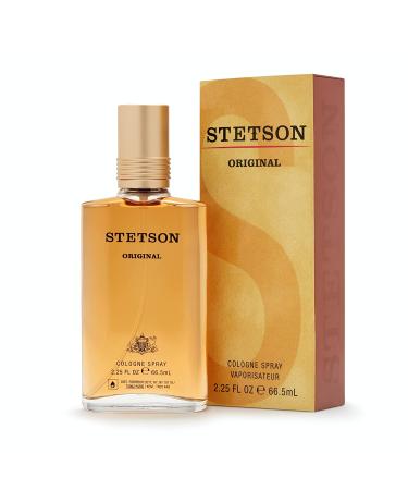 Stetson Original Cologne for Men - Classic Woody Scent with Citrus, Patchouli, and Tonka Bean Notes - 2.25 Fl Oz Spray - Buy Online on GoSupps.com