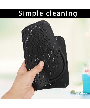 Kuou Heat Resistant Mat for Hair Styling Tools - Silicone, Heat Proof Protection - 9X 6.5'' Black - Buy Online on GoSupps.com