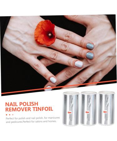 minkissy 3rolls Nail Foil Nail Remover Soak off Foils Tinfoil Nail Art Dip Remover Wrap Nail Dip Remover Gilding Flakes Nail Accessories Nail Wraps Tinfoil Tin Foil Nail Polish Scraper - Buy Online on GoSupps.com