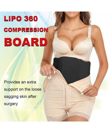 360 Ab Board Post Surgery Lipo Foam & Compression Boards - Black, One Size - Buy Online on GoSupps.com