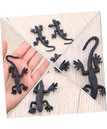 Shop Healeved 10-Pack Halloween Simulation Gecko Toys | Mini Black Gecko Models for April Fools & Creepy Halloween Decor - 3.5x8cm - Buy Online on GoSupps.com