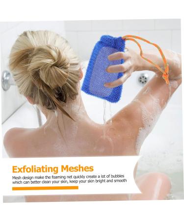 CANIGHT 5pcs Lathering Mesh Soap Foaming Bag Soap Saver Pouches Back Bath Scrubber Soap Pouch Nylon - Buy Online on GoSupps.com