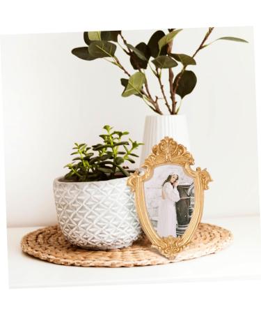 Zerodeko 3 Pcs Resin Mini Photo Frame Gold Frame A4 Vintage Posters Photo Frames Retro Small Photo Frame Wall Decor Picture Frames Resin Vintage Photo Frame Office Desktop Positioning Frame 12x8cm x3pcs Goldenx3pcs - Buy Online on GoSupps.com