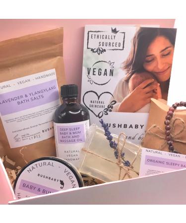 Ethically Sourced BUSHBABY Vegan Mum and Baby Pamper Kit - Pregnancy Gifts for New Mummy - Shower Gift Hamper - Maternity and Newborn Essentials Bundle - Buy Online on GoSupps.com