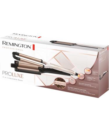 Buy Remington Welleisen Proluxe 4-in-1 Curling Rod | Test Winner for Beach Water & Mermaid Waves | Digital Display & 210 C Settings - Buy Online on GoSupps.com