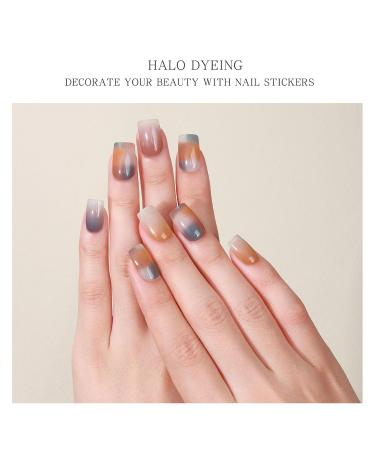 JMEOWIO Brown Green Nail Foil - Self-Adhesive Gel Nail Stickers for Stunning UV Cured Designs - International Shipping - Buy Online on GoSupps.com