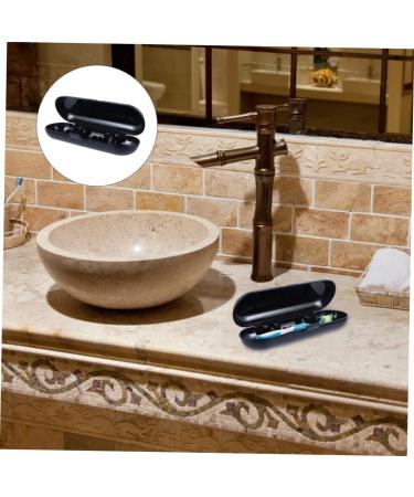 Hapinary Toothbrush Holder - 2-Piece Travel Case & Storage for Electric Toothbrushes | Portable Toothbrush Cover - Buy Online on GoSupps.com