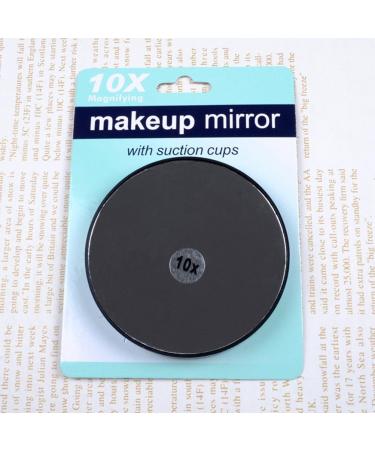 Frcolor 10X Magnifying Round Pocket Mirror - Cosmetic Mirror with Suction Cups for Perfect Makeup Anywhere - Buy Online on GoSupps.com
