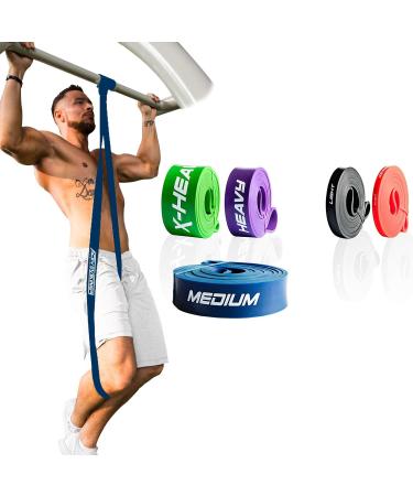 Activevikings Pull-Up Fitness Bands | Perfect for Muscle Building & CrossFit | Complete Set with Gym Bag | Resistance Tapes & Straps for Calisthenics - Buy Online on GoSupps.com