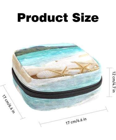 Beach Mussels Seestern Women's Storage Bags | Durable Pocket for Menstrual Cup & Breastfeeding Pad - Ideal for Teen Girls - Buy Online on GoSupps.com