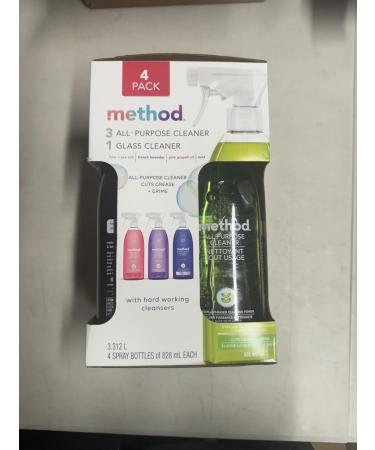 METHOD ALL PURPOSE CLEANER 4 X 828ML