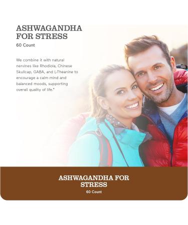 NatureWise Ashwagandha Stress Relief Supplement with Calming KSM-66 Extract - 60 Count - Buy Online on GoSupps.com
