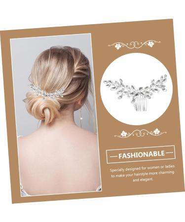 minkissy Hair Jewelry Hair Clips for Girls Hair Accessories for Bride Rhinestone Clips for Hair Bride Headpieces for Wedding Hair Side Comb European and American Diamond Hair Piece Women's - Buy Online on GoSupps.com
