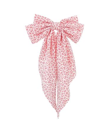 Shop Wllhyf Pink Big Bow Hair Clips - Silky Satin 90s Style Hairpins for Women & Girls | International Shipping - Buy Online on GoSupps.com