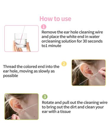 Simarro 180Pcs Disposable Earrings Hole Cleaner - Ear Care Kit for Piercing Aftercare Odor Removal | Green Rose Red Yellow - Buy Online on GoSupps.com