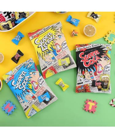 Nobel Japanese Candy Nostalgic Super Sour Lemon Hard Candy Chewy Bonbons Filled Candy Japanese Snacks Box & Candy Gift for Journey Through Asia Imported from Japan (Lemon - 83.6g Bags (Pack of 2)) - Buy Online on GoSupps.com