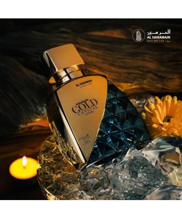 HARAMAIN GOLD CRYSTAL SAPPHIRE SPRAY 100ML EDP GOLD CRYSTAL 3.33 Fl Oz (Pack of 1) - Buy Online on GoSupps.com