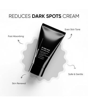 Masofta 2% Kojic Acid Face & Body Cream for Pigmentation Melasma Acne Marks Underarms Neck - For Men & Women 30 ml (Pack of 1) - Buy Online on GoSupps.com