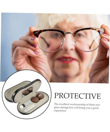 Stobaza 2-in-1 Portable Glasses Case Set - Versatile & Stylish Eyewear Storage for Travel - Buy Online on GoSupps.com