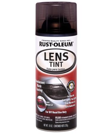 Rust-Oleum 253256 Specialty Lens Tint Spray Paint  10 Oz Aerosol  8-10 Sq-Ft/Can  Translucent  10 Ounce (Pack of 1)  Black Black 10 Ounce