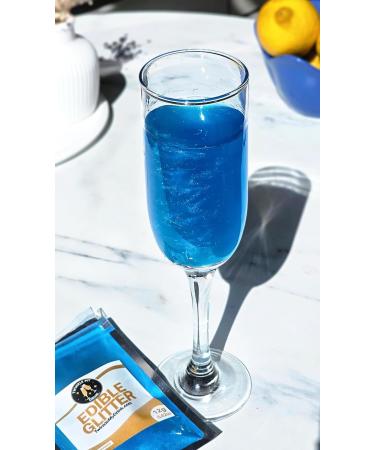 Twinkle my Drink Edible Glitter for Drinks - blue - 0.42 Oz. - Buy Online on GoSupps.com