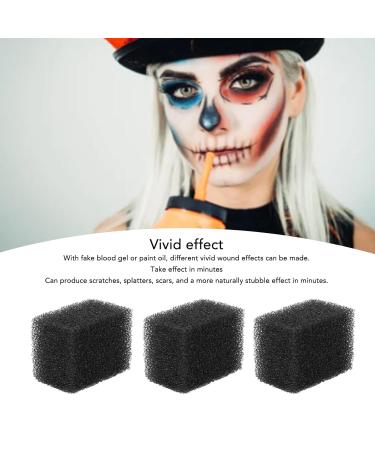 Stipple Sponge Block - 12 Pcs Halloween Makeup Blood & Special Effects Sponge for Stubble & Bruise Effects - International Shipping Available - Buy Online on GoSupps.com