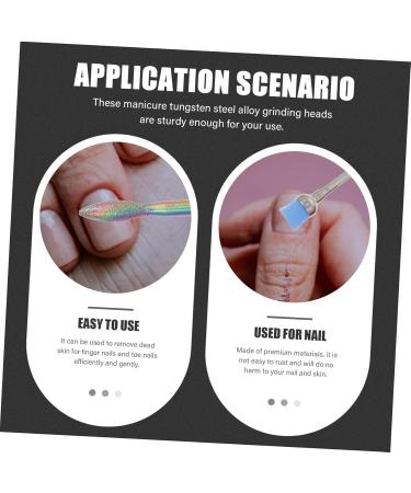 Ipetboom 1 Set Nail Polisher Manicure Alloy Tungsten Steel Russia medium As Shown - Buy Online on GoSupps.com