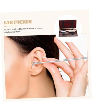 Mikinona Household Ear Cleaner with Spiral Wax Remover and Ear Canal Massager Portable Home Accessory for Itch Relief - Buy Online on GoSupps.com