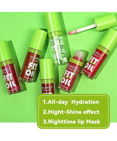 Shop 4 Colors Lip Oil Lip Glaze - Hydrating Long Lasting & Non-Sticky Lip Gloss - Shiny Moisturizing Tint | International Shipping Available - Buy Online on GoSupps.com