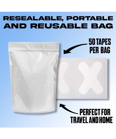 50pc Mouth Tape for Better Sleep, Snoring and Sleep Apnea Relief - Buy Online on GoSupps.com