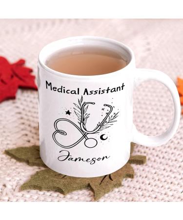 Personalized Stethoscope Coffee Mug | Custom Medical Assistant Gift | 11 Oz & 15 Oz Ceramic Travel Mugs for Men & Women - Buy Online on GoSupps.com