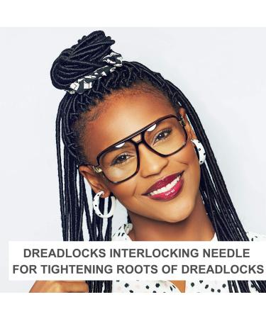 Dreadlocks Tools Kit - 3Pcs Interlocking Tools for Sisterlocks & Maintenance of Locs | Easy Locking Needle for Dreads - Buy Online on GoSupps.com