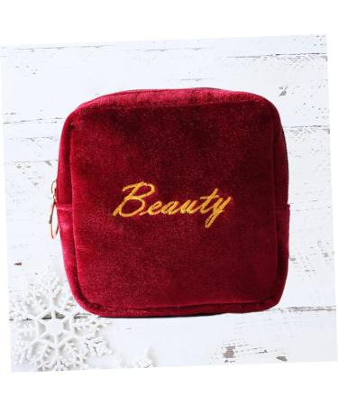 Lurrose Mini Transparent Makeup Bag | Plush Cosmetics Organizer | Clear Travel Case 13x13x4cm - Buy Online on GoSupps.com