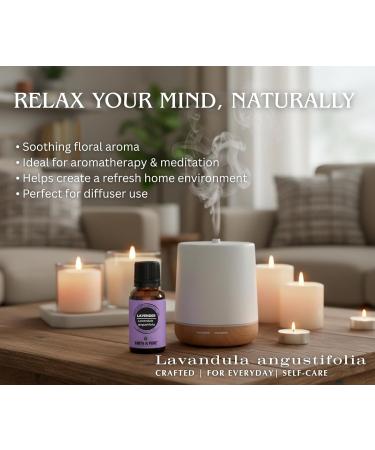 Earth N Pure Lavender Essential Oil 100 ML - Buy Online on GoSupps.com