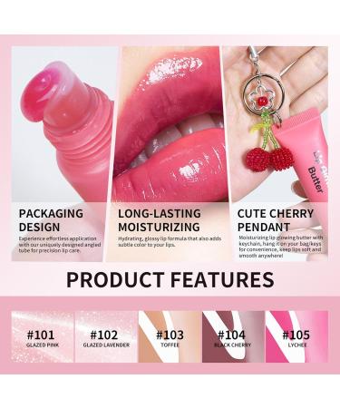  JINGLING JINGLING Tinted Lip Balm | Tinted Beauty Lip Balm with Moisturizing Care and Keychain 10 ml | Glossy Lip Moisturizer for Women | For Daily Use Travel  - Buy Online on GoSupps.com