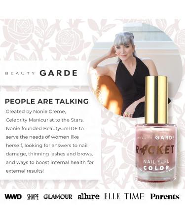 BeautyGARDE Rocket Nail Fuel Polish - 3 Pack with Nail Strengthener & Growth Treatment - Dream On, Concrete Jungle, Mauve Madame Colors - 7-Free Formula - Nonie Cr me 1.5 Oz - Buy Online on GoSupps.com