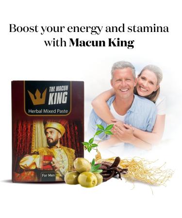 Herbal Mixed Paste Turkish Honey Macunu King Paste - Fast Performance 480G | Buy Now for International Shipping - Buy Online on GoSupps.com