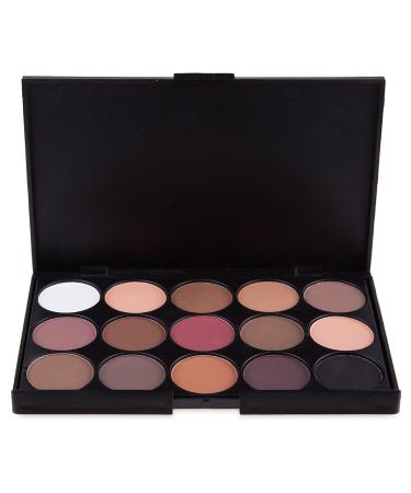FashionDay Pro 15-Color Eyeshadow Palette - Professional Cosmetic Contouring Kit for Daily Glam Looks - Buy Online on GoSupps.com