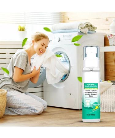 Gentle Formula Portable Clothing Wrinkle Releaser Spray Wrinkle Releaser Spray Clothing Wrinkle Releaser Spray 100ml Anti Static Spray for Clothes Spray Starch For Ironing (2pcs) - Buy Online on GoSupps.com