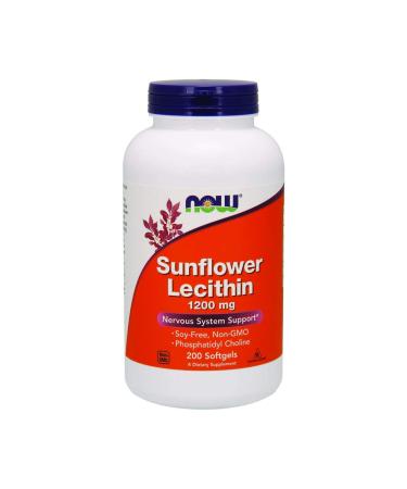 Now Foods Sunflower Lecithin - 200 Softgels