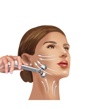 Natural Ingredients Face Cream Gift Set with Face Massager | Anti-Wrinkle Firming Serum for Men & Women | Non-Greasy Paraben-Free Skincare - Buy Online on GoSupps.com