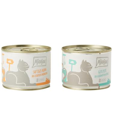 MjAMjAM - premium wet food for cats - mono pack I - with chicken and turkey, 6 pack (6 x 200 g), grain free