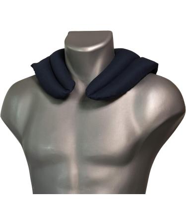 Shop Dark Blue Rapeseed Neck Pillow with Chambers | Heat Pad for Neck Support - Buy Online on GoSupps.com