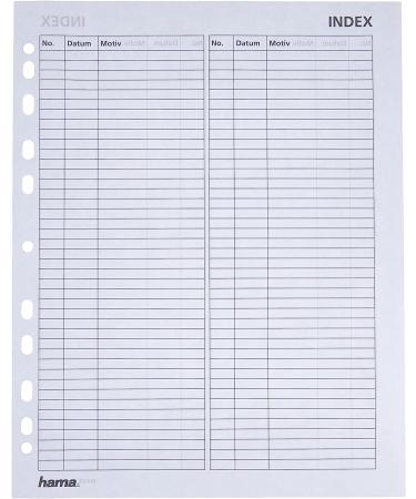 Hama 2250 Negative File Storage Sleeves  Each Holding 7 Strips of 6 (24 x 36 mm) Frames  Glassine (Pack of 25) - Buy Online on GoSupps.com