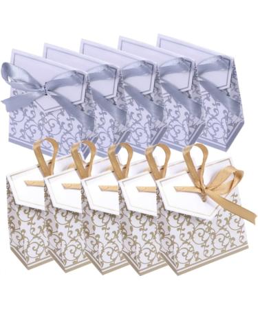 ULTECHNOVO 100 Pcs Golden Chocolate Favor Boxes Chocolate Gift Boxes Gold Paper Wedding Decorative Gift Boxes Decorate Hard Paper Boxes Party Favor Boxes Carton Cake Candy Box European Style - Buy Online on GoSupps.com
