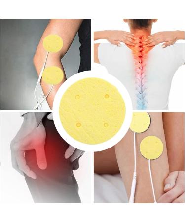 Yivibe Conductive Pads - 10 Reusable Electrodes (60mm) for Easy Cleaning | Interference Electrotherapy | International Shipping Available - Buy Online on GoSupps.com