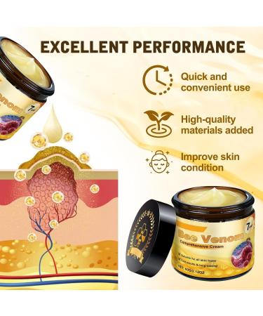 Bee Venom Complex Cream Professional Bee Venom Skin Treatment Cream Punishing & Wrinkle Reducing Deeply Nourishing Natural Moisturizing Cream For All Skin Types 3pcs - Buy Online on GoSupps.com